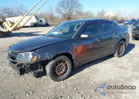 2014 Dodge Avenger Sxt from USA, damaged, VIN 1C3CDZCB2EN222864